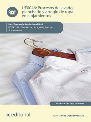 cover image of Procesos de lavado, planchado y arreglo de ropa en alojamientos. HOTA0208